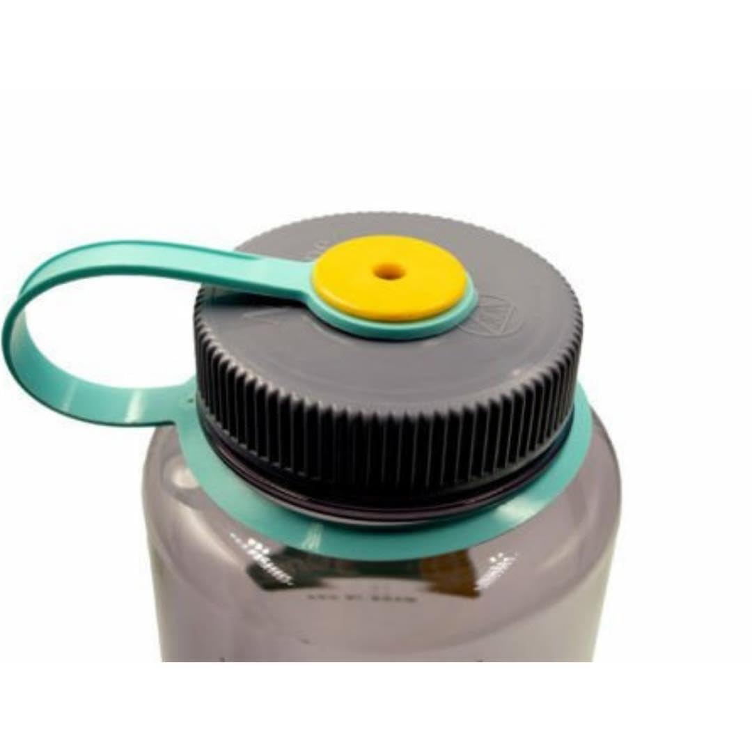 Nalgene Sustain Tritan Bpa-Free Water Bottle Made With Material Derived From 50% Plastic Waste, 48 Oz, Wide Mouth, Aubergine